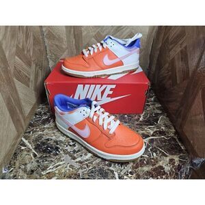 Brand New Nike Dunk Women's Everything You Need Orange Shoes Size 7. GS 5.5  006